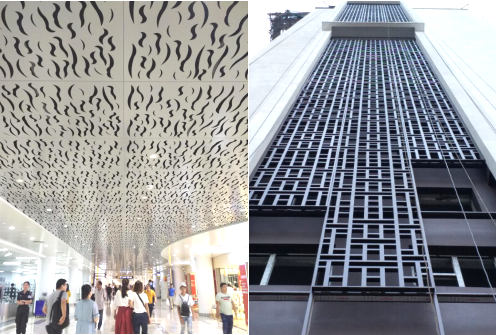 以雕花鏤空鋁單板重溫經(jīng)典 正一建材詮釋現(xiàn)代建筑藝術(shù)輝煌